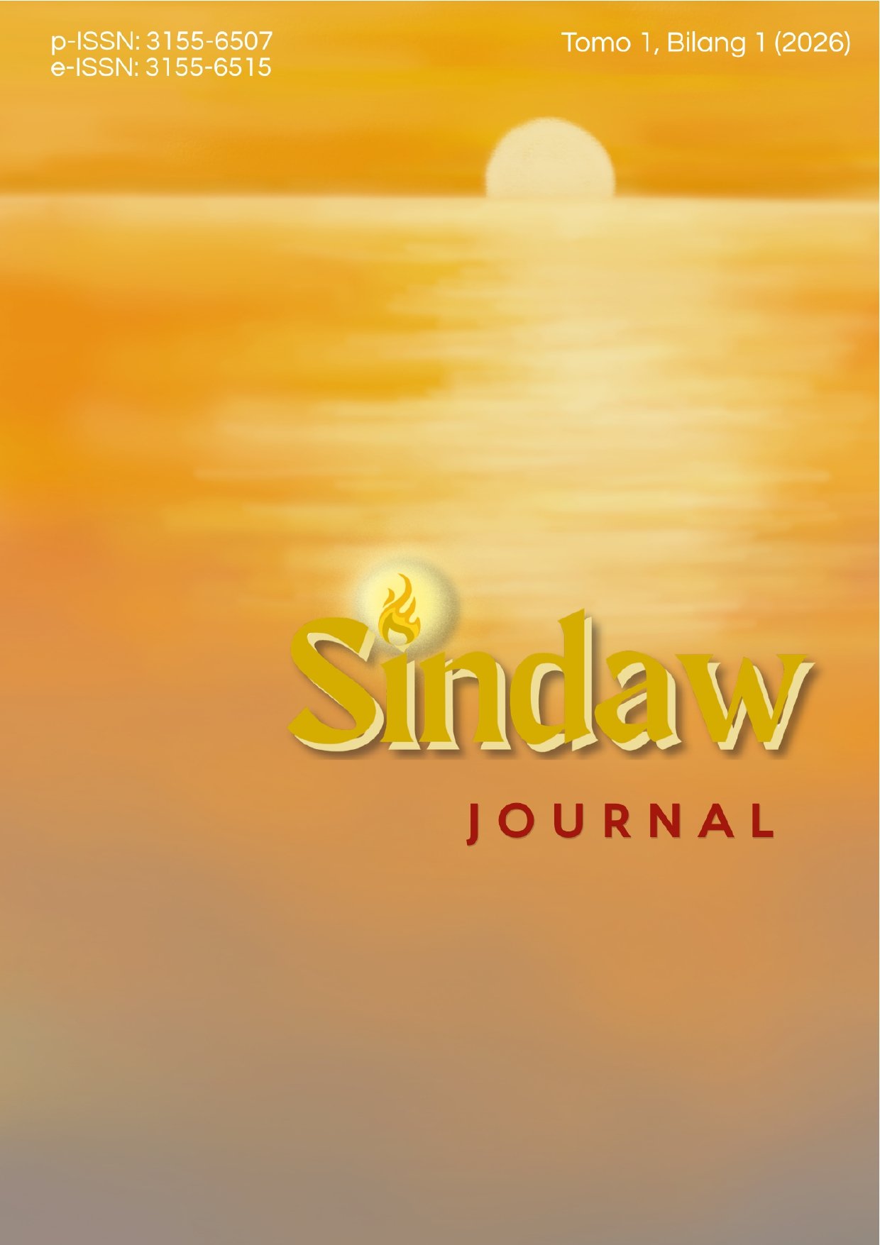 Sindaw Journal Tomo 1, Bilang 1 (2006) Cover